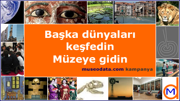 Başka dünyaları keşfedin. Müzeye gidin. museodata.com kampanaya Başka dünyaları keşfedin. Müzeye gidin. museodata.com kampanaya