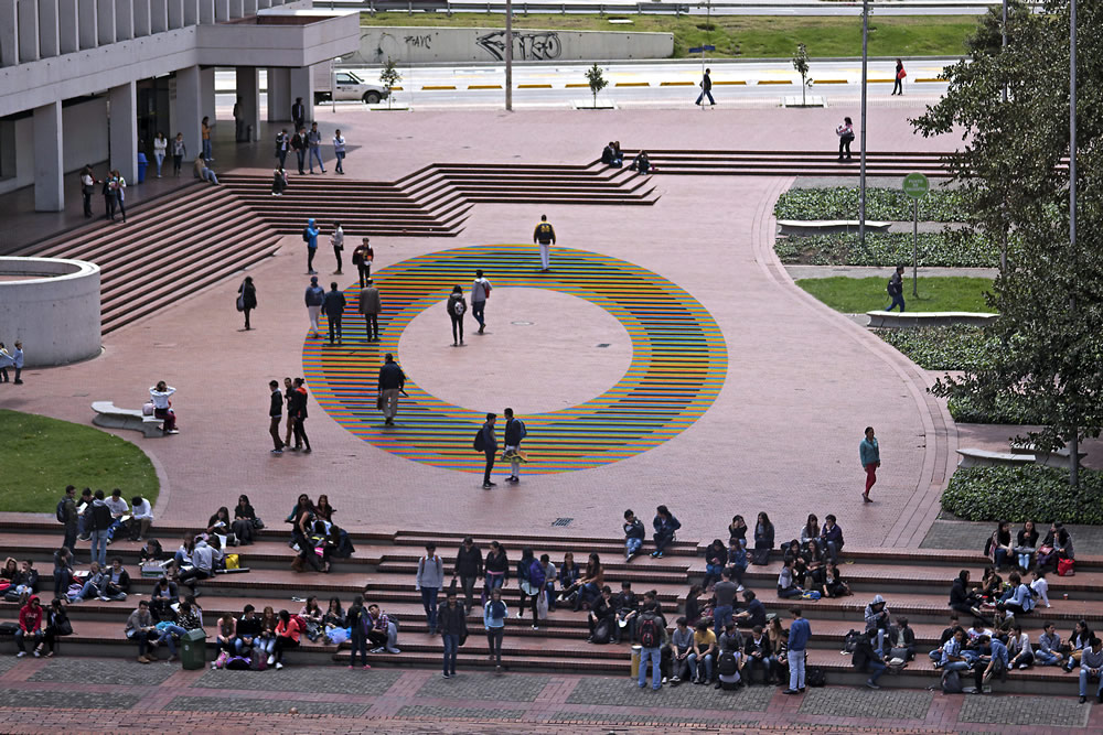 Universidad Jorge Tadeo Lozano entrega a Bogotá, importante obra de Carlos Cruz-Díez