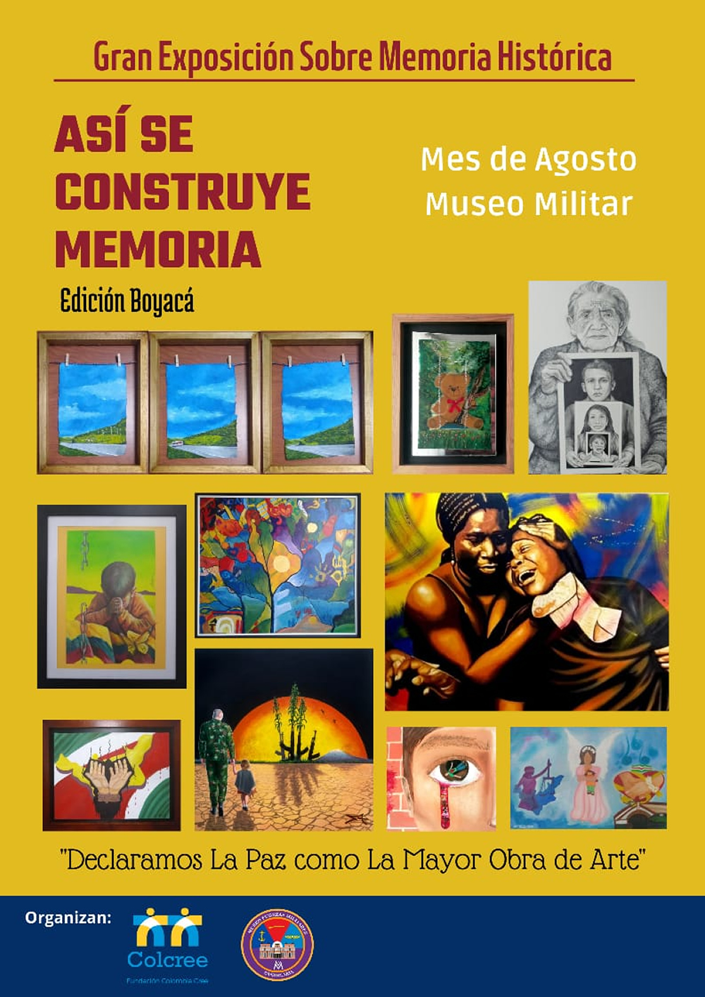 Exposición 'Así se construye memoria' del Museo Militar de Colombia 