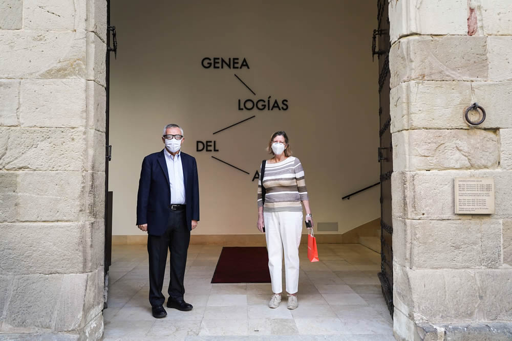 Pilar Goya, primera visitante del Museo Picasso Malaga