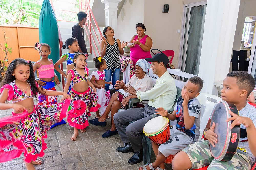 Música sega con tambor de las Islas Chagos – Mauricio